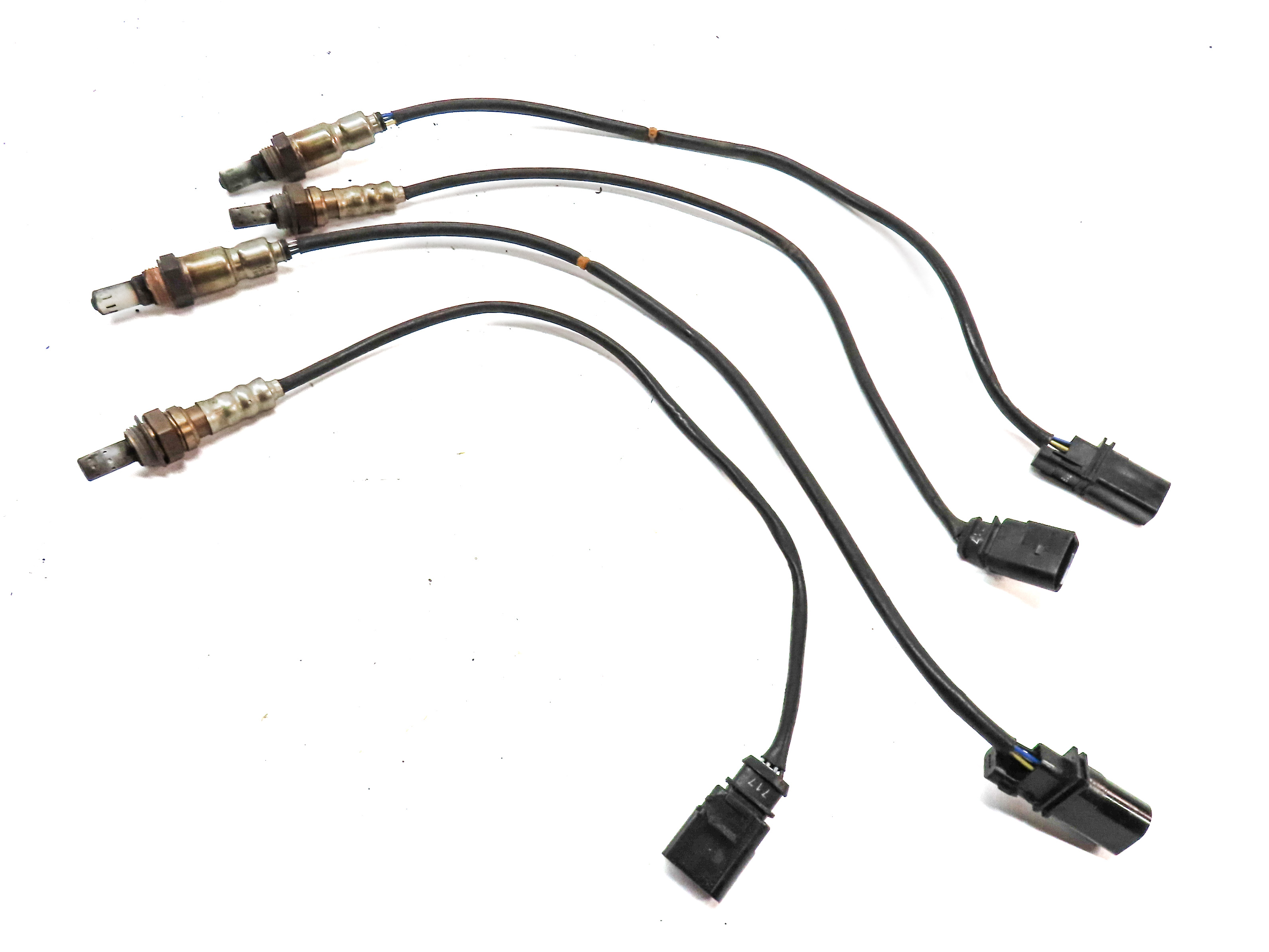 2012 AUDI Q5 (B8 8R) 3.2L (CALB) ENGINE PRE POST CAT O2 OXYGEN SENSOR SET 4 — exact item pictured